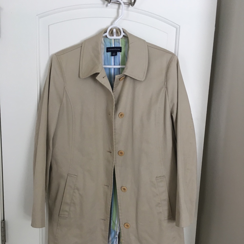 Lands End trench coat